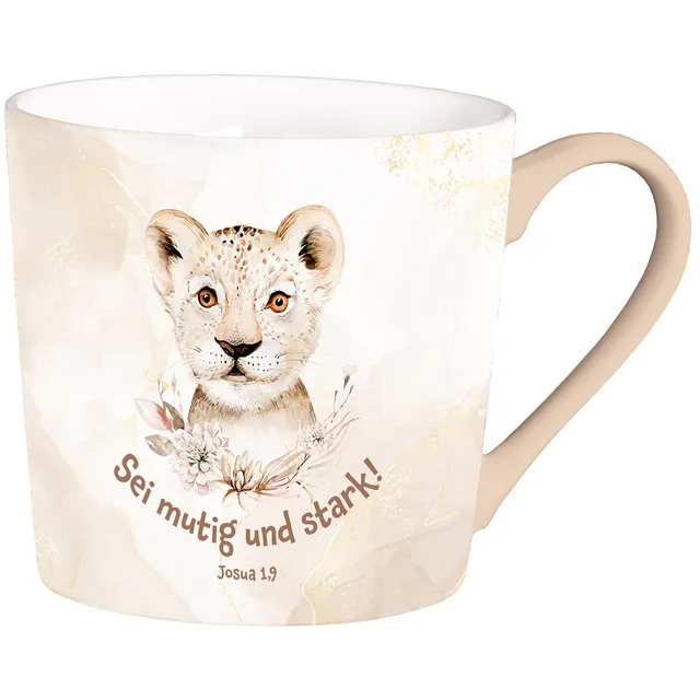 fontis-geschenke-sei-mutig-und-stark-tasse-350-ml-blumen image 1