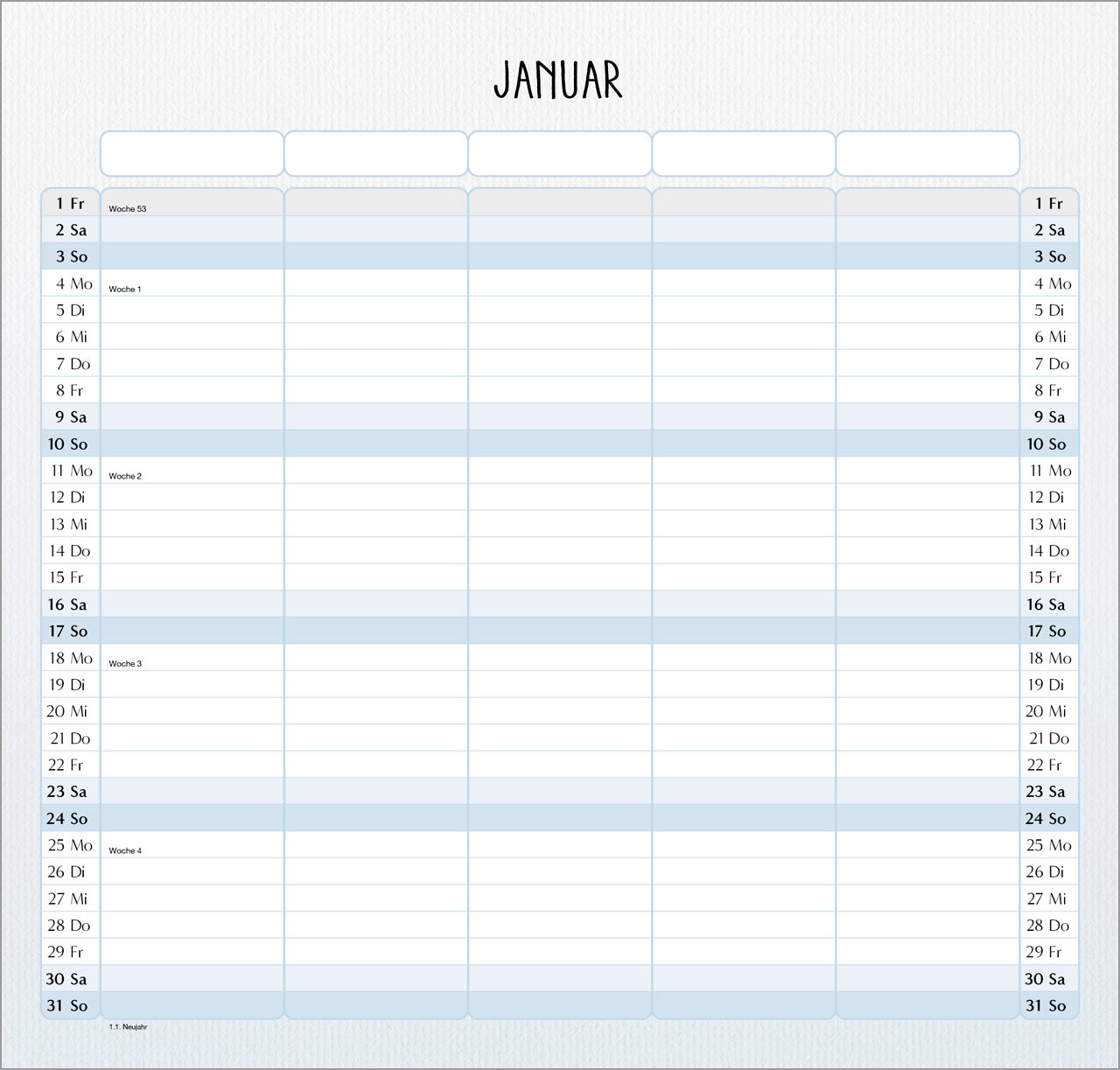 fontis-kalender-familien-terminplaner-2027-wandkalender-5-spalten image 4