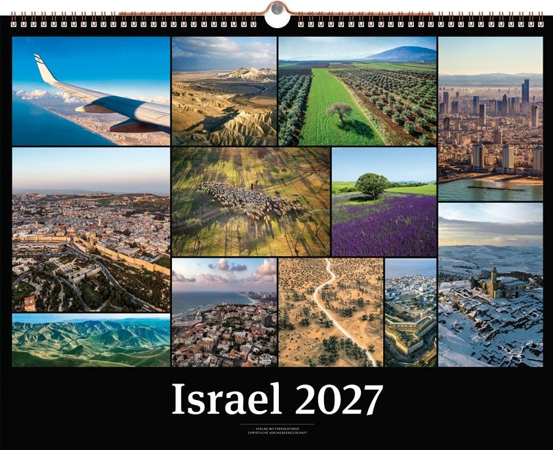 fontis-kalender-israel-2027-wandkalender-schwarzer-rand image 1