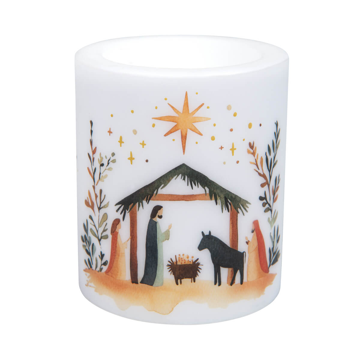 fontis-geschenke-krippe-wachskerze-windlicht-weihnachten-40-std image 1