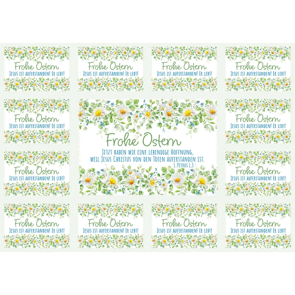fontis-papeterie-frohe-ostern-aufkleber-gru-karten-12er-sticker image 1