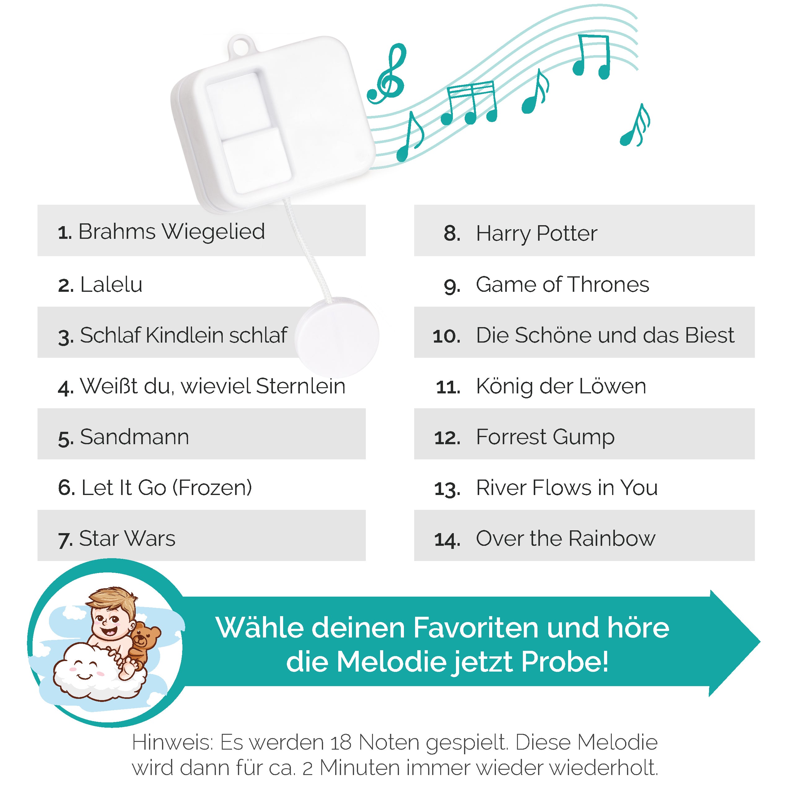 gl-ckswolke-spieluhren-spieluhrwerk-brahms-wiegenlied-waschbar image 6
