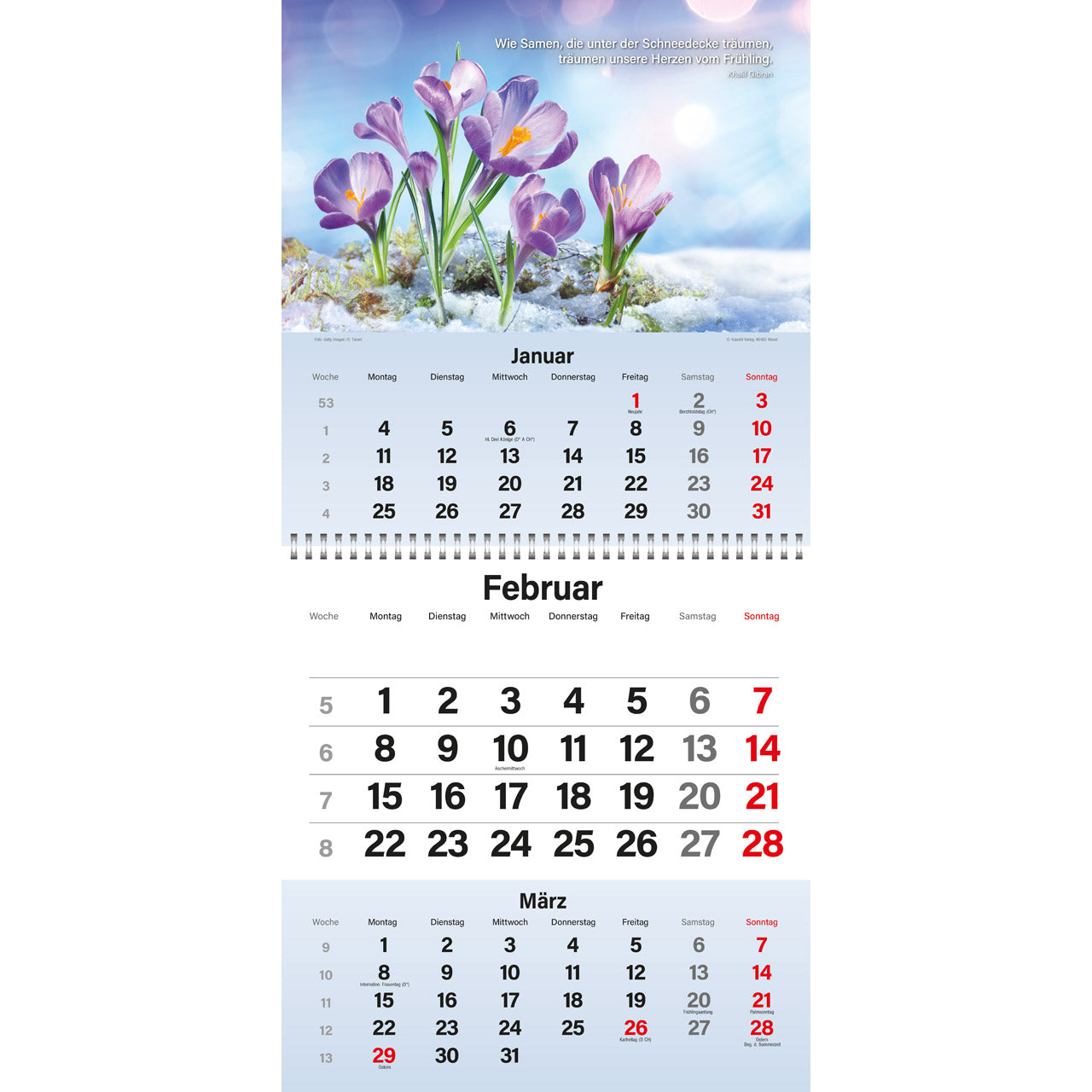 fontis-kalender-gott-segne-meinen-tag-2027-wandkalender-3-monate image 4