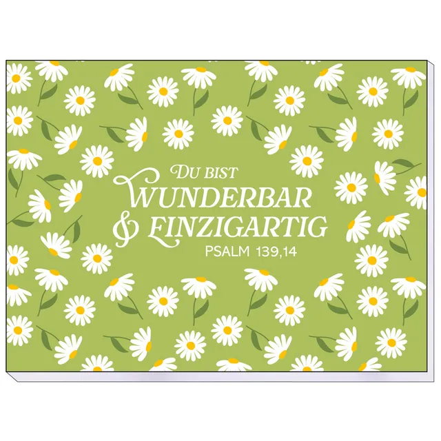 fontis-du-bist-wunderbar-haftnotizen-block-psalm-139 image 1