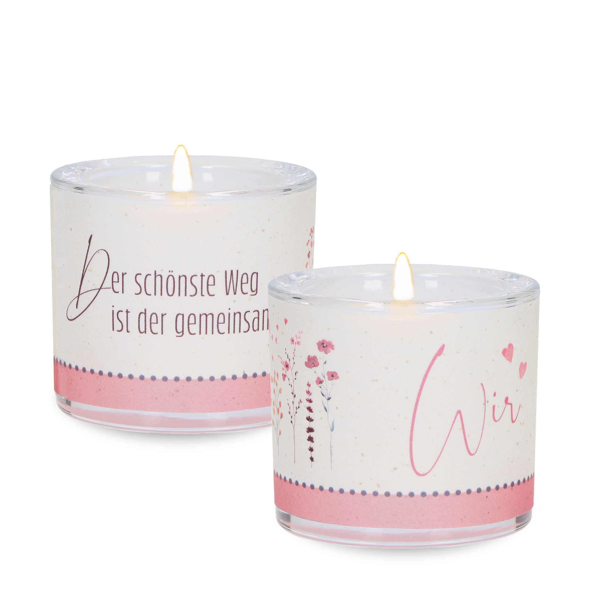 bonifatiuswerk-glaswindlicht-hochzeit-spruch-gemeinsamer-weg-6-cm image 1