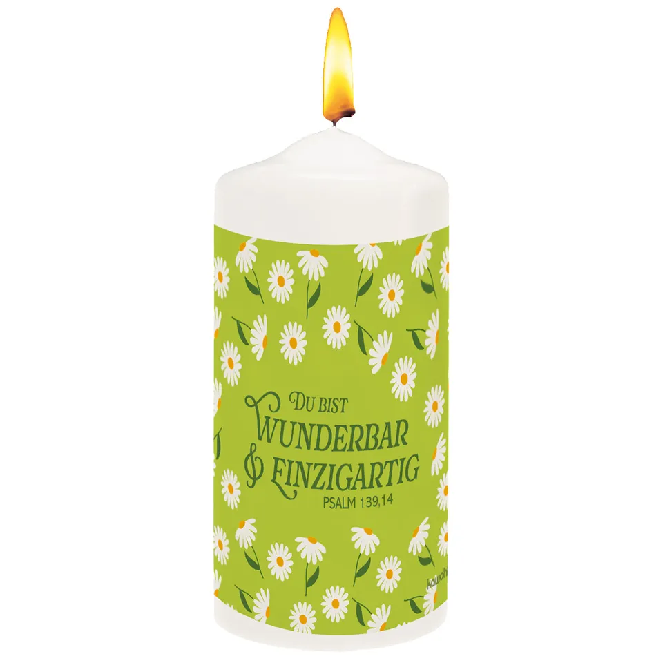 fontis-geschenke-du-bist-wunderbar-kerze-small-psalm-139-14 image 1
