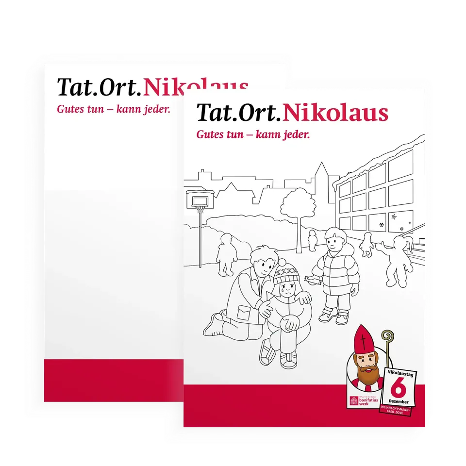 bonifatiuswerk-tat-ort-nikolaus-malbogen-ausmalbogen-din-a4-30-blatt image 1