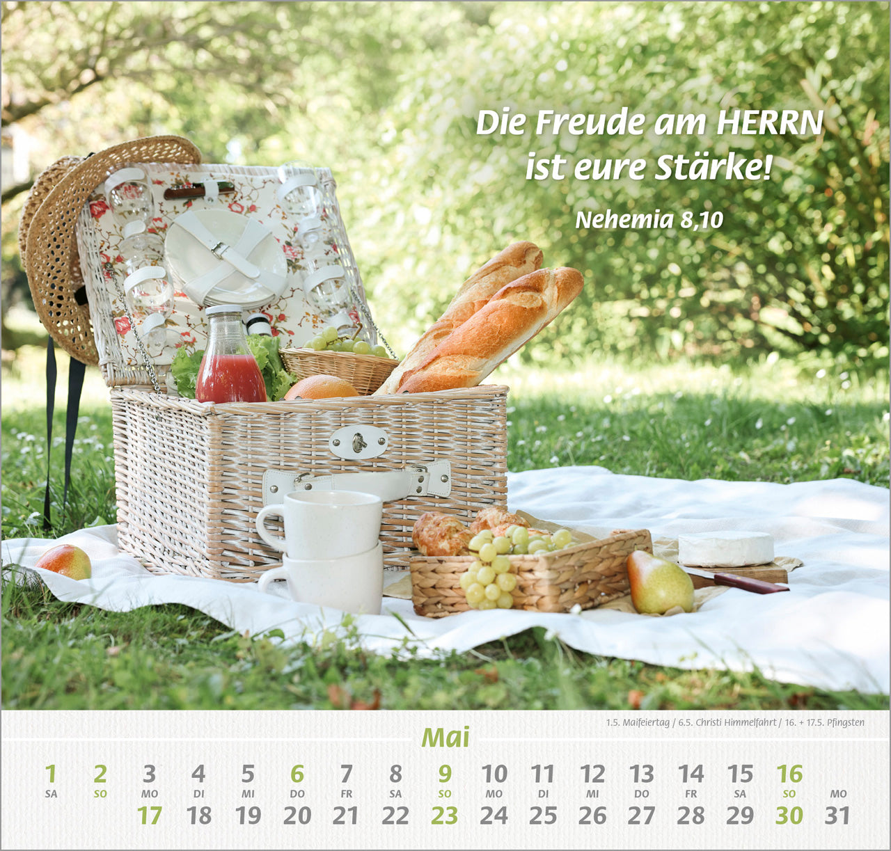 fontis-denn-du-bist-bei-mir-2027-wandkalender-gro-druck-landleben image 7