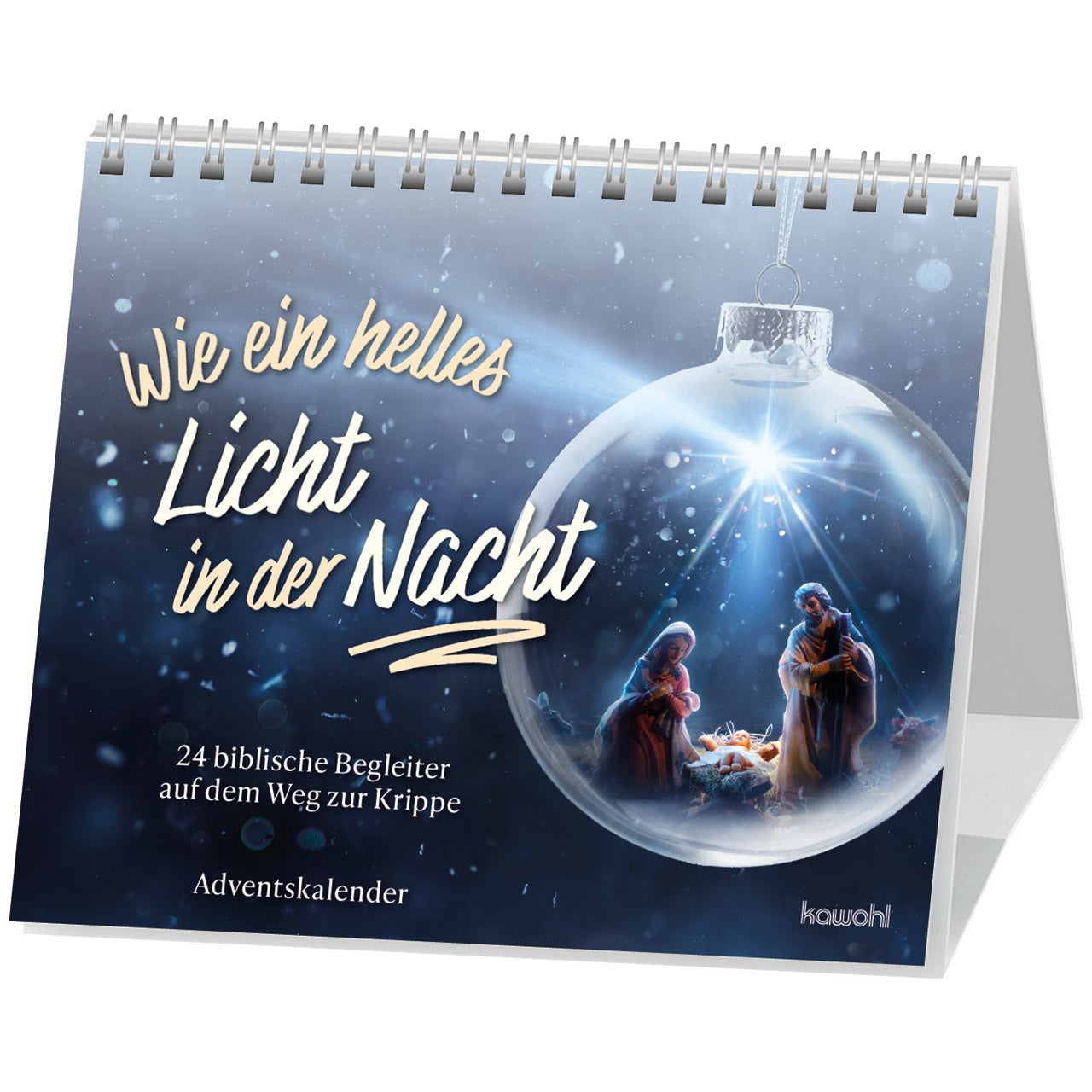 kawohl-wie-ein-helles-licht-adventskalender-spiralbindung image 1