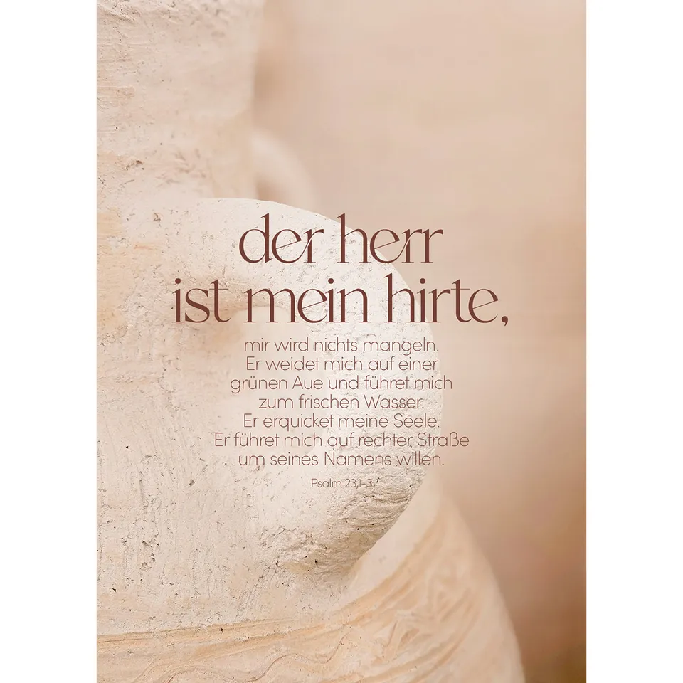 fontis-papeterie-der-herr-ist-mein-hirte-postkarte-psalm-23 image 1