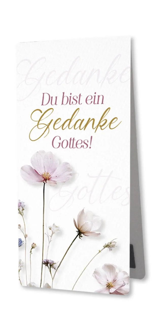 fontis-du-bist-ein-gedanke-gottes-magnetlesezeichen image 1