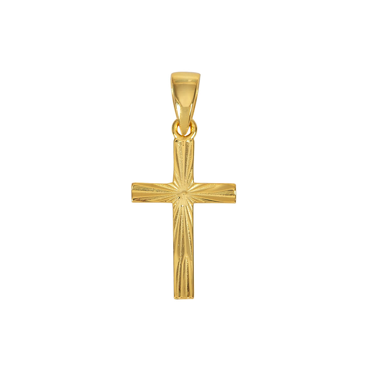 fontis-geschenke-kreuz-anh-nger-sterlingsilber-vergoldet-925 image 1
