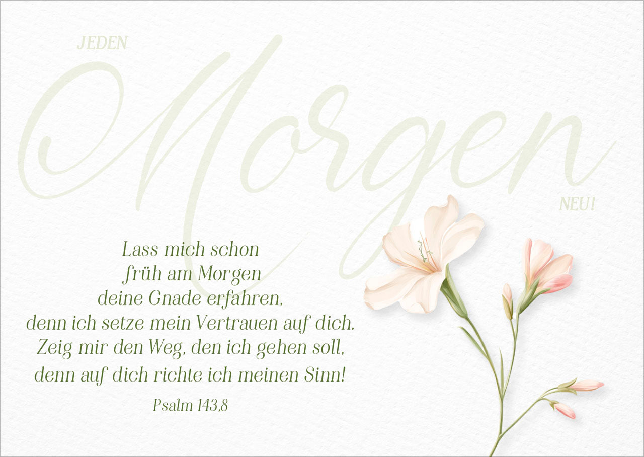 fontis-papeterie-morgen-postkarten-psalm-143-8-12er-set image 1