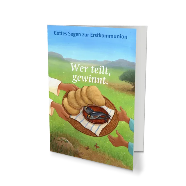 bonifatiuswerk-wer-teilt-gewinnt-erstkommunionkarte-mit-umschlag image 1