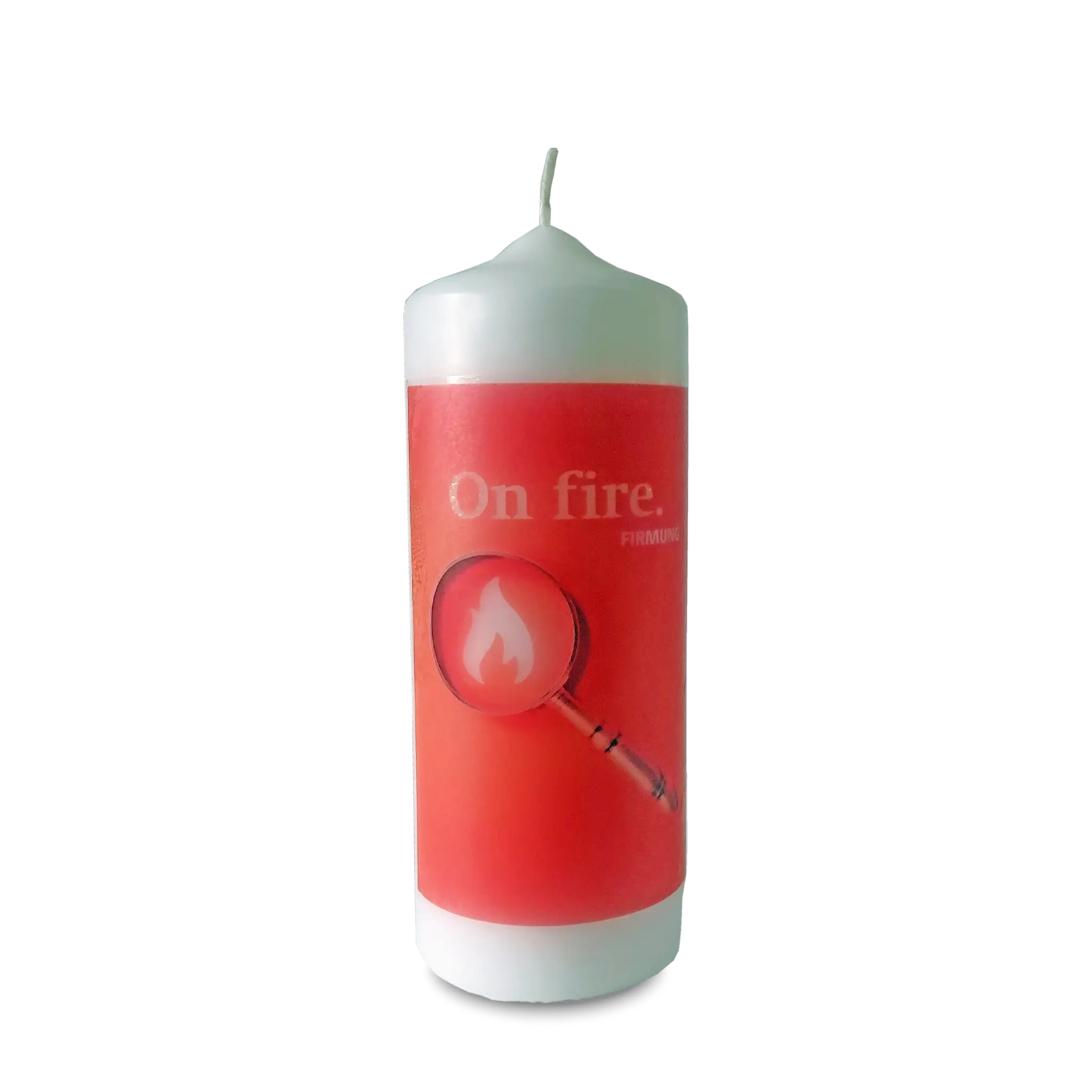 bonifatiuswerk-on-fire-firmungskerze-wei-6x16-5-cm image 1