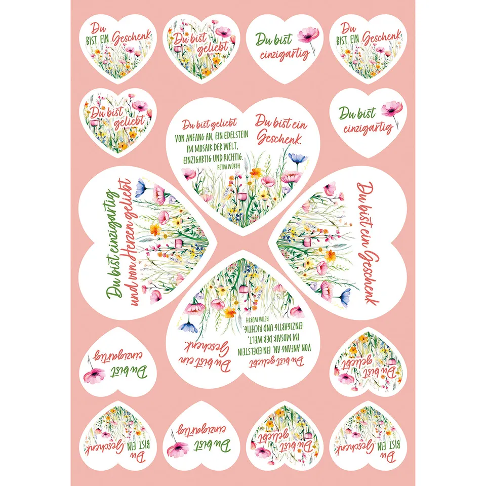 fontis-du-bist-ein-geschenk-12-aufkleber-gru-karten-set image 1