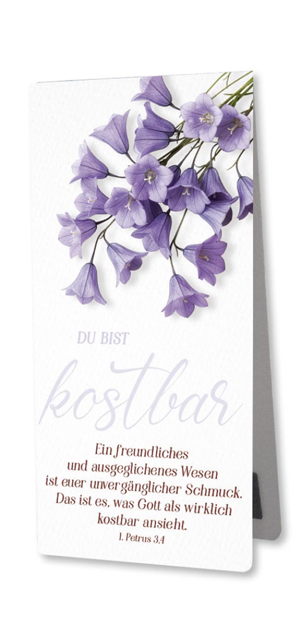 fontis-papeterie-du-bist-kostbar-magnetlesezeichen-1-petrus-3-4 image 1