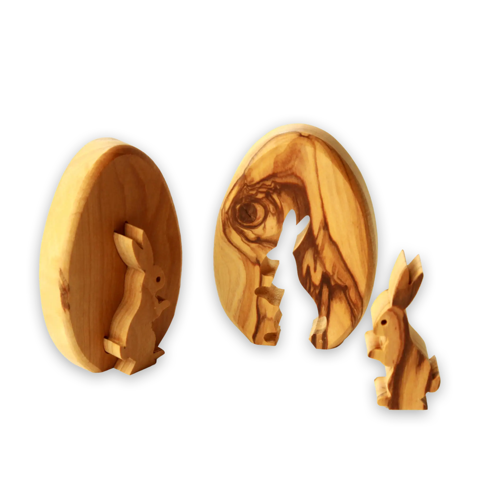 bonifatiuswerk-osterhase-im-ei-holzfigur-olivenholz-5-cm image 1