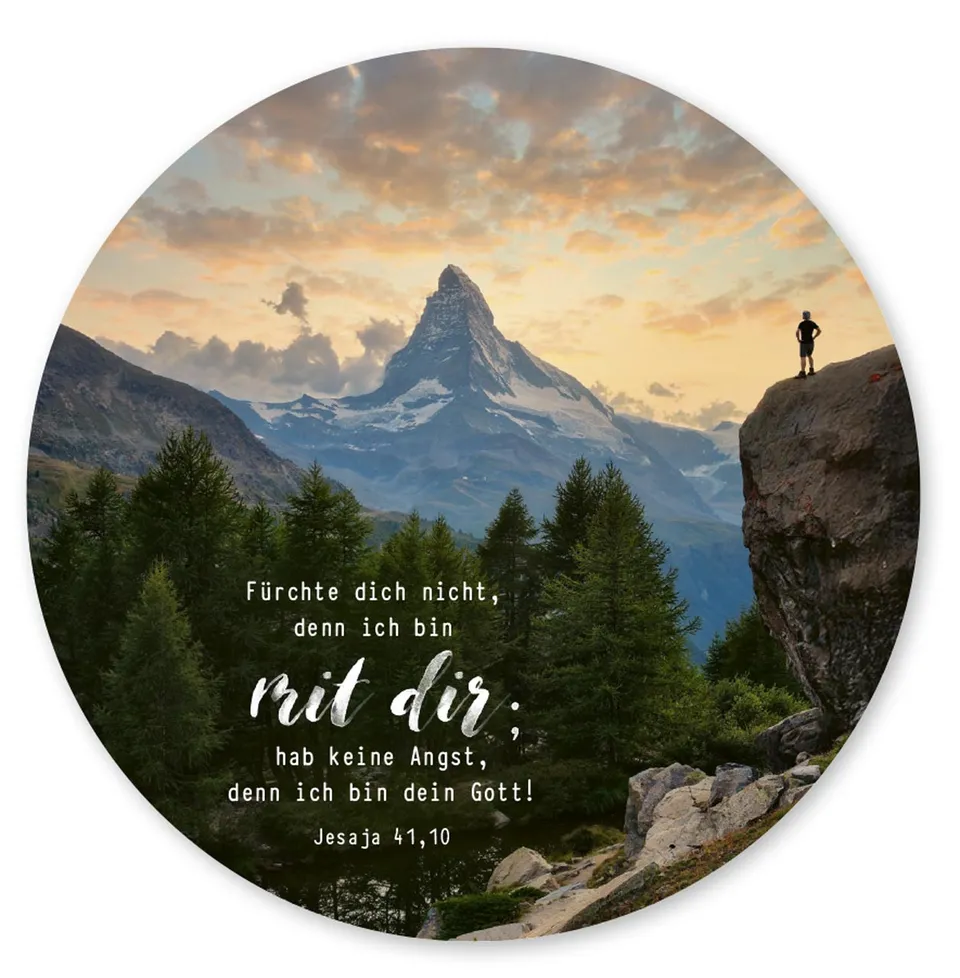 bolanz-f-rchte-dich-nicht-wandschmuckbild-berg-25-cm-jesaja image 1