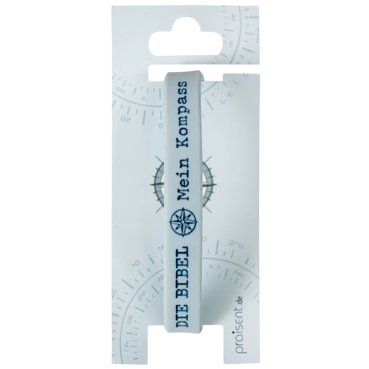die-bibel-mein-kompass-armband-silikonarmband-hellblau image 2