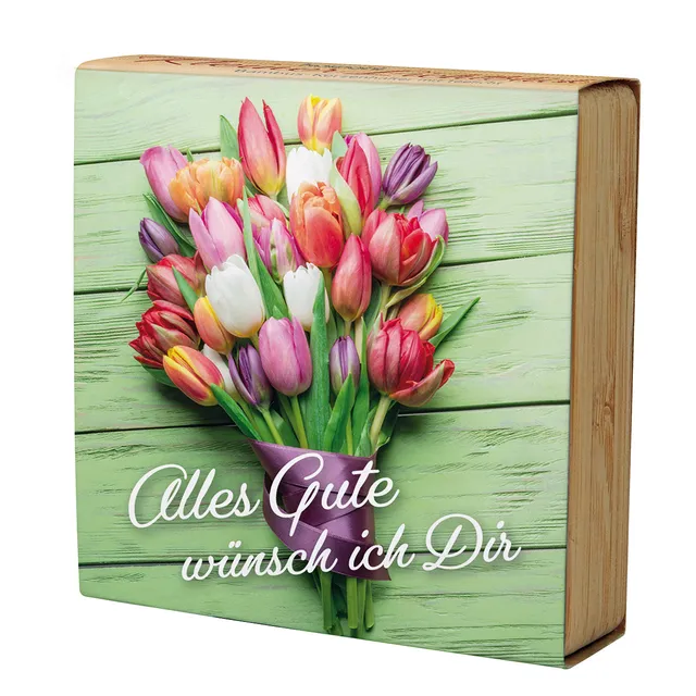 fontis-geschenke-alles-gute-teelichthalter-bambus-mit-teelicht image 1