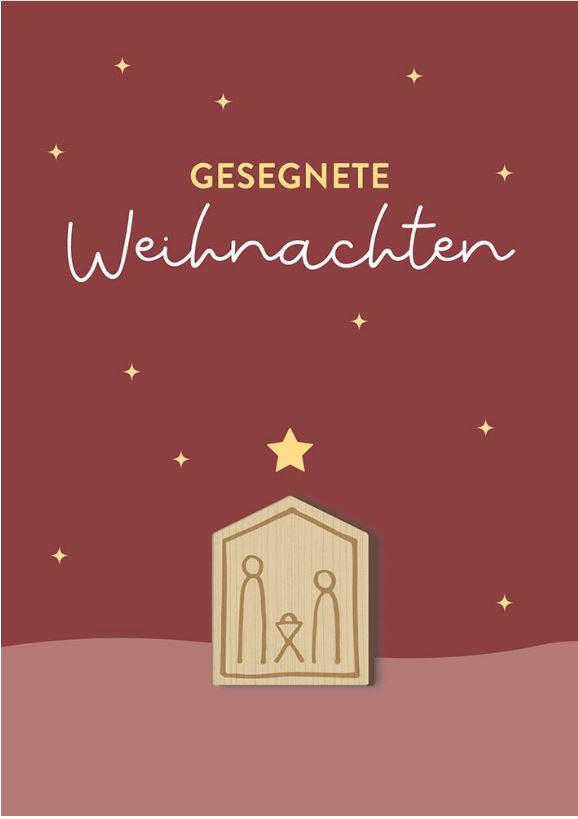 gesegnete-weihnachten-faltkarte-holzapplikation-jesaja-9-5 image 1