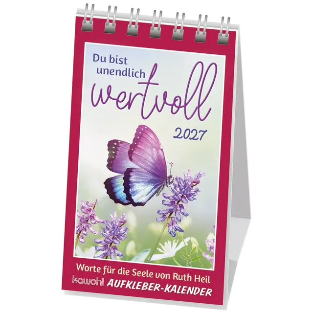 kawohl-du-bist-unendlich-wertvoll-2027-aufkleberkalender image 1