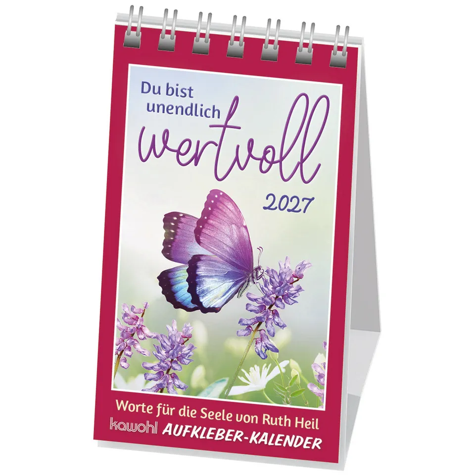 kawohl-du-bist-unendlich-wertvoll-2027-aufkleberkalender image 1