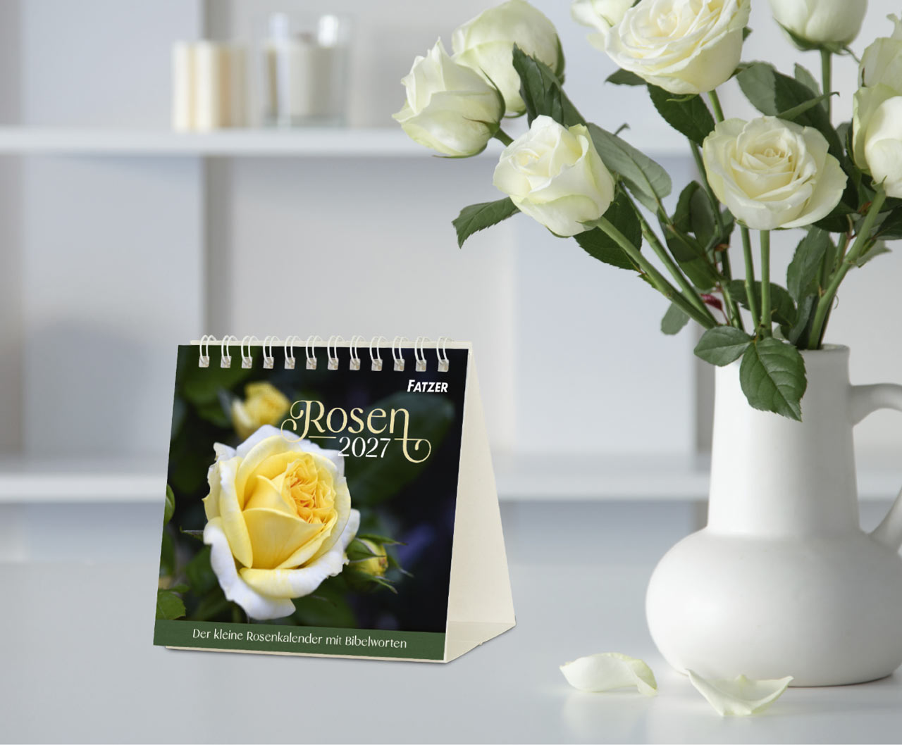 rosen-2027-aufstellkalender-tischkalender-bibelverse-spiralbindung image 2