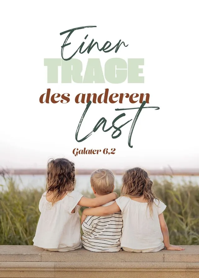 fontis-papeterie-einer-trage-des-anderen-last-postkarte image 1