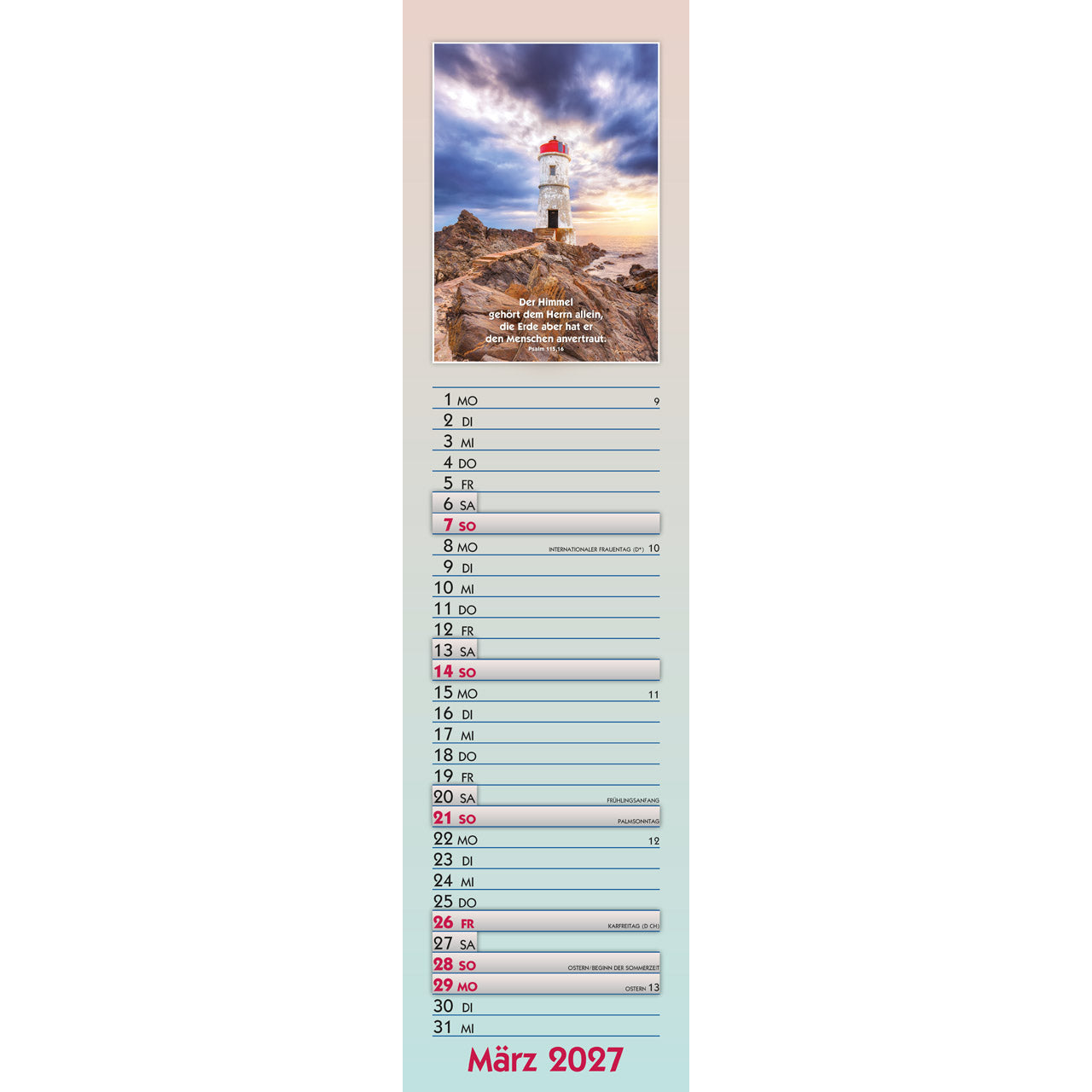 fontis-kalender-viel-gl-ck-und-viel-segen-2027-streifenkalender image 5