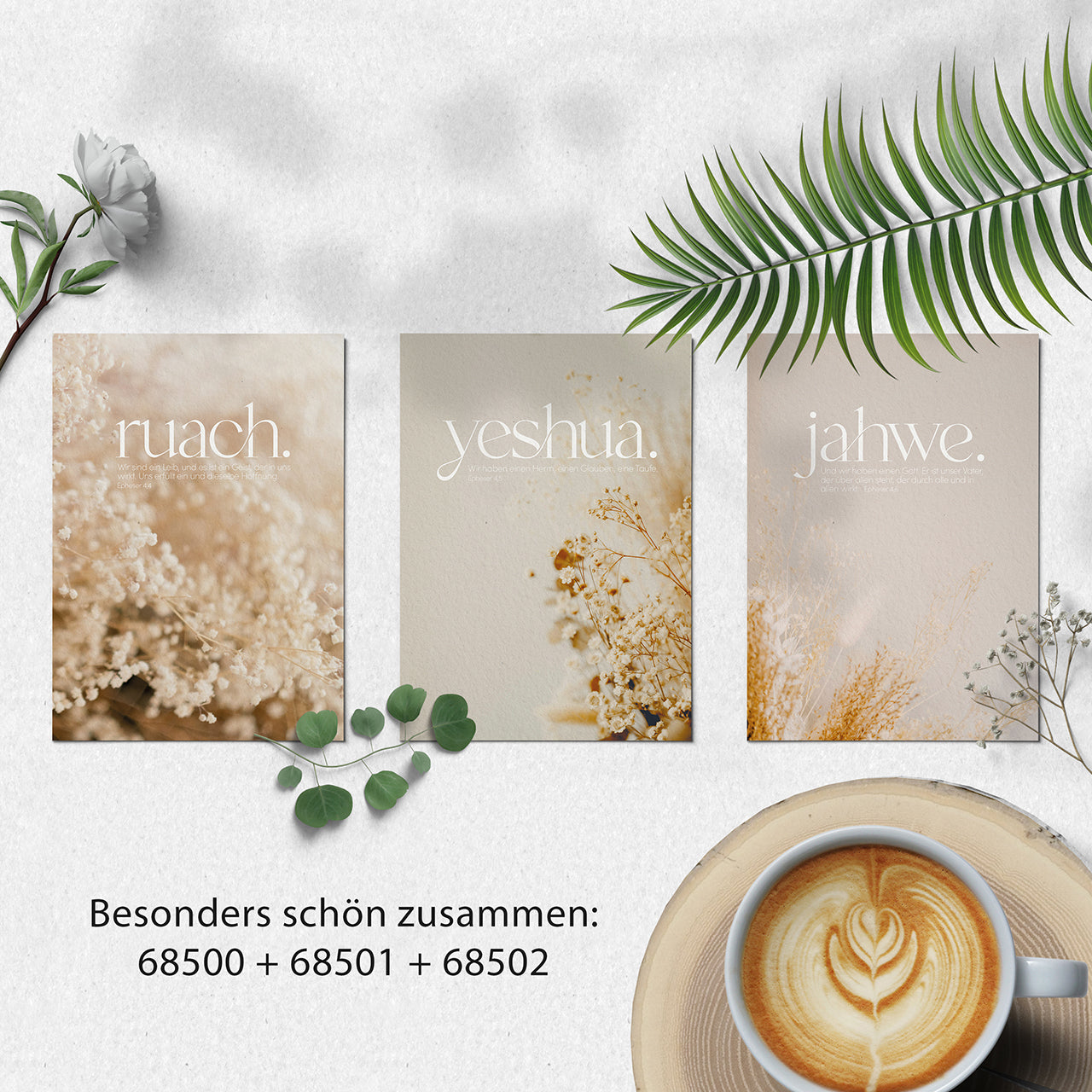 fontis-jahwe-postkarten-12er-set-naturpapier-bibelvers image 2
