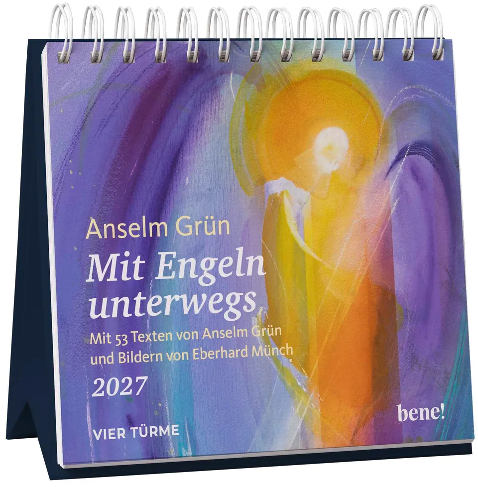 anselm-gr-n-mit-engeln-unterwegs-2027-wochenkalender-aufsteller image 1