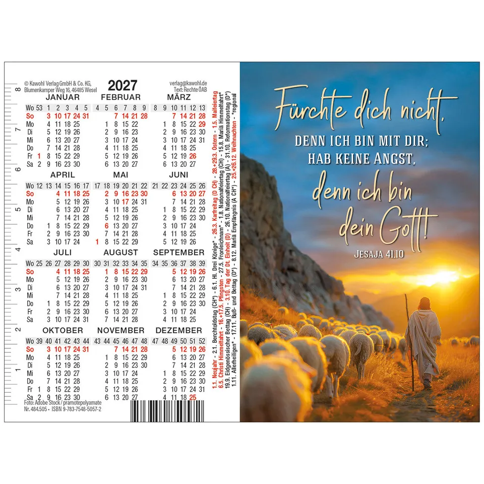 f-rchte-dich-nicht-doppel-spielkarten-kalender-2027-losung image 1