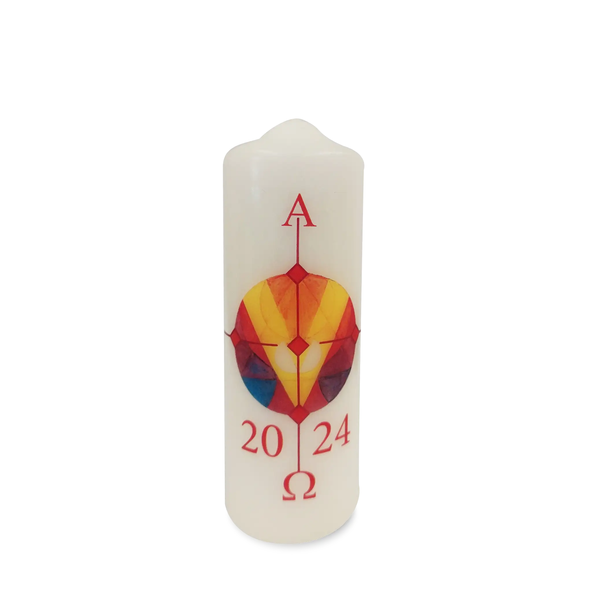 bonifatiuswerk-das-erkennen-kerze-5x15-cm-motiv image 1