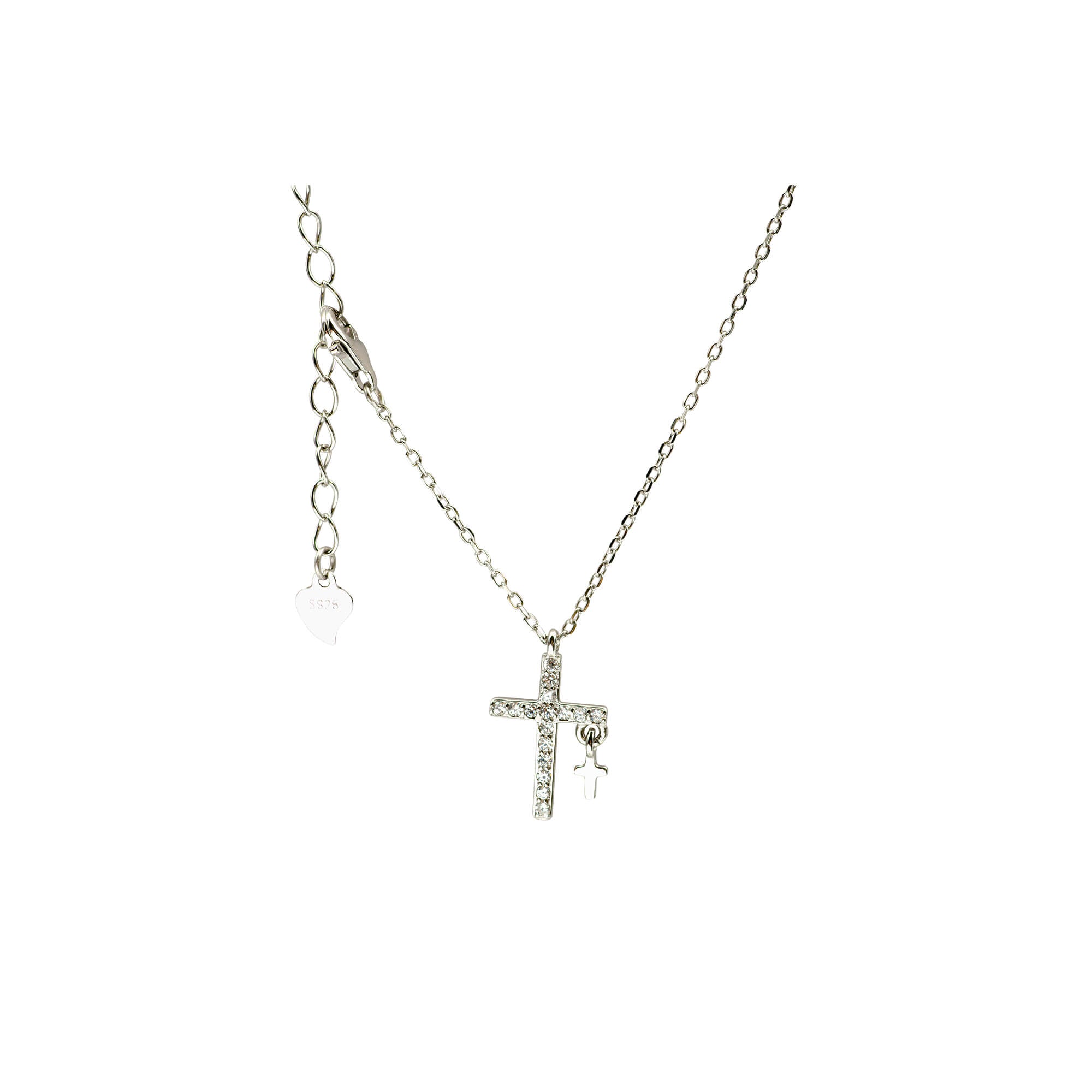 fontis-geschenke-kreuze-halskette-sterlingsilber-mit-zirkonia image 1