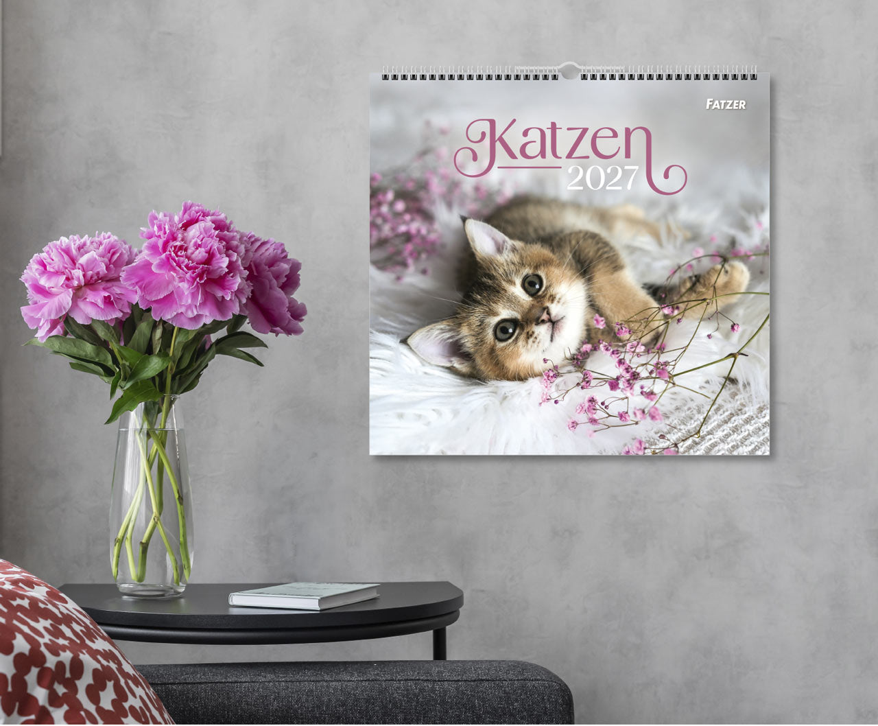 katzen-2027-wandkalender-spiralbindung-bibelvers-33-5x32 image 2