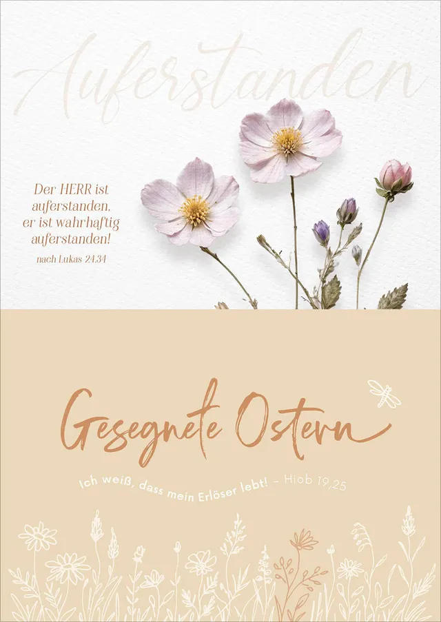 fontis-papeterie-auferstanden-minikarten-12er-ostern image 1