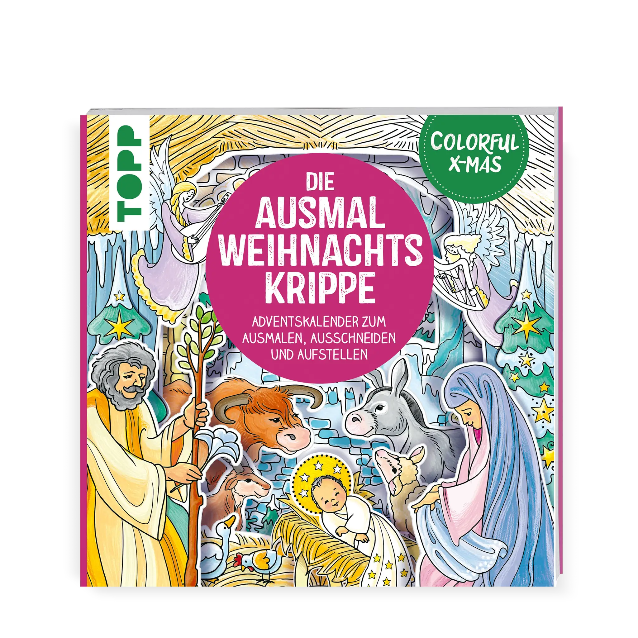bonifatiuswerk-ausmal-weihnachtskrippe-adventskalender-21x21-cm image 1