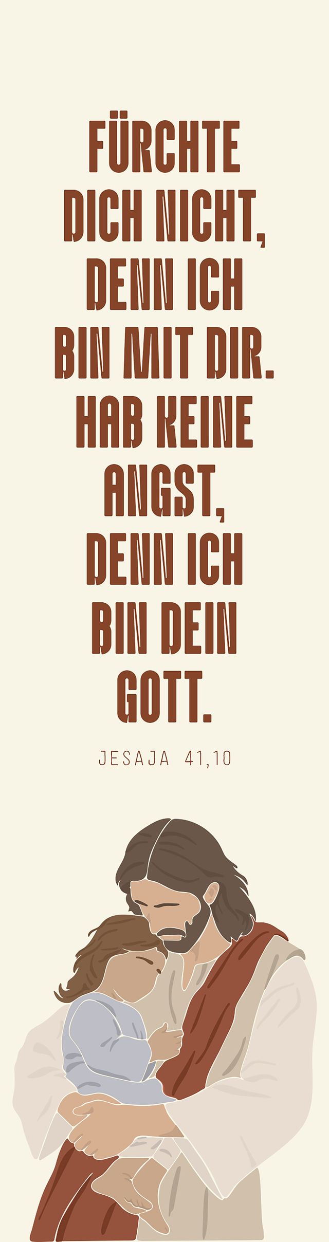 fontis-papeterie-f-rchte-dich-nicht-lesezeichen-jesaja-41-10 image 1