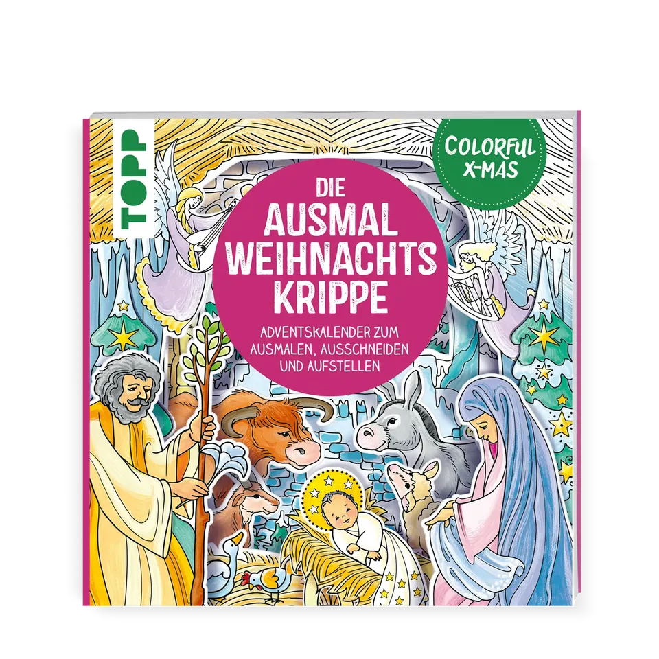 bonifatiuswerk-ausmal-weihnachtskrippe-adventskalender-21x21-cm image 1