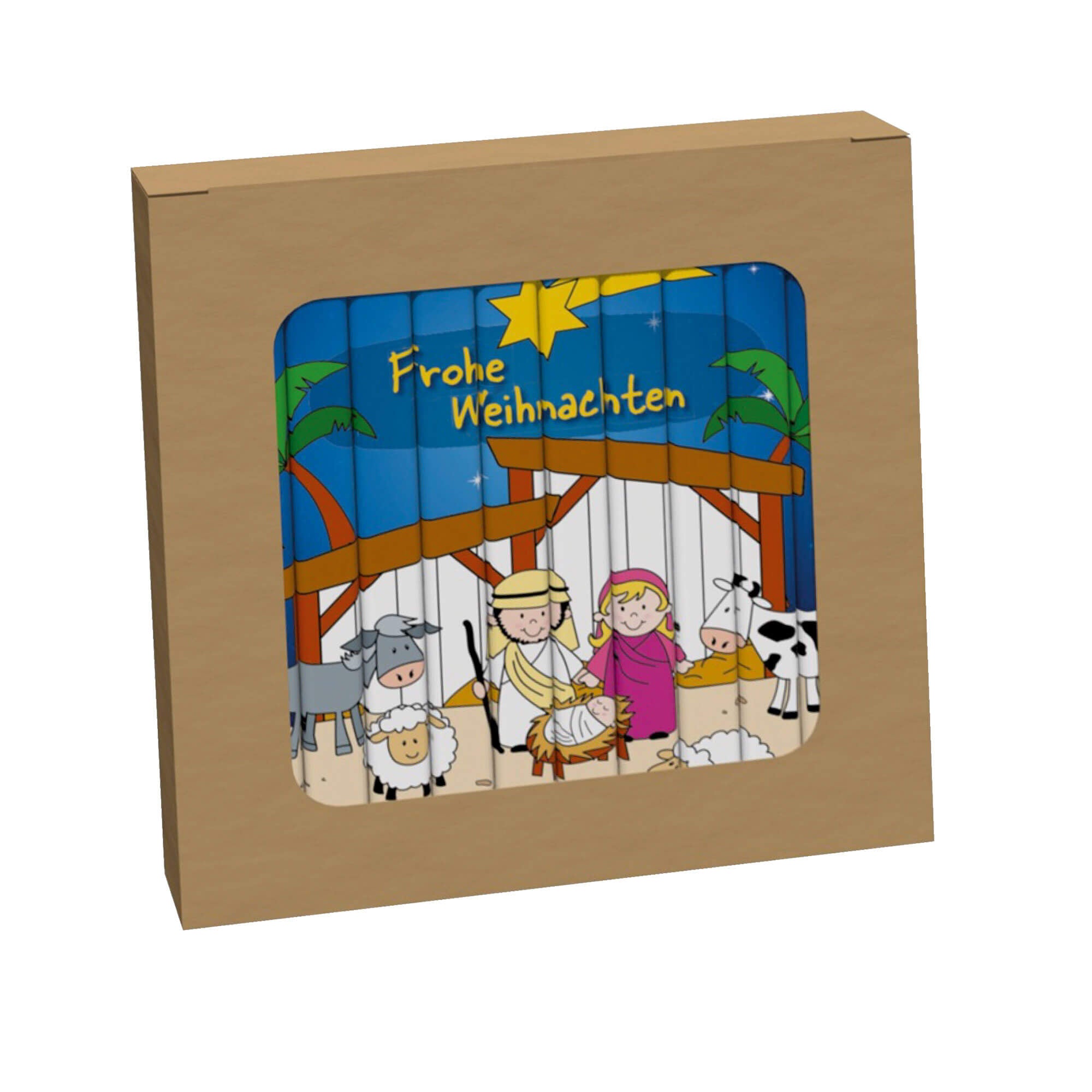fontis-weihnachtsgeschichte-buntstifte-12er-holz-kinder image 1
