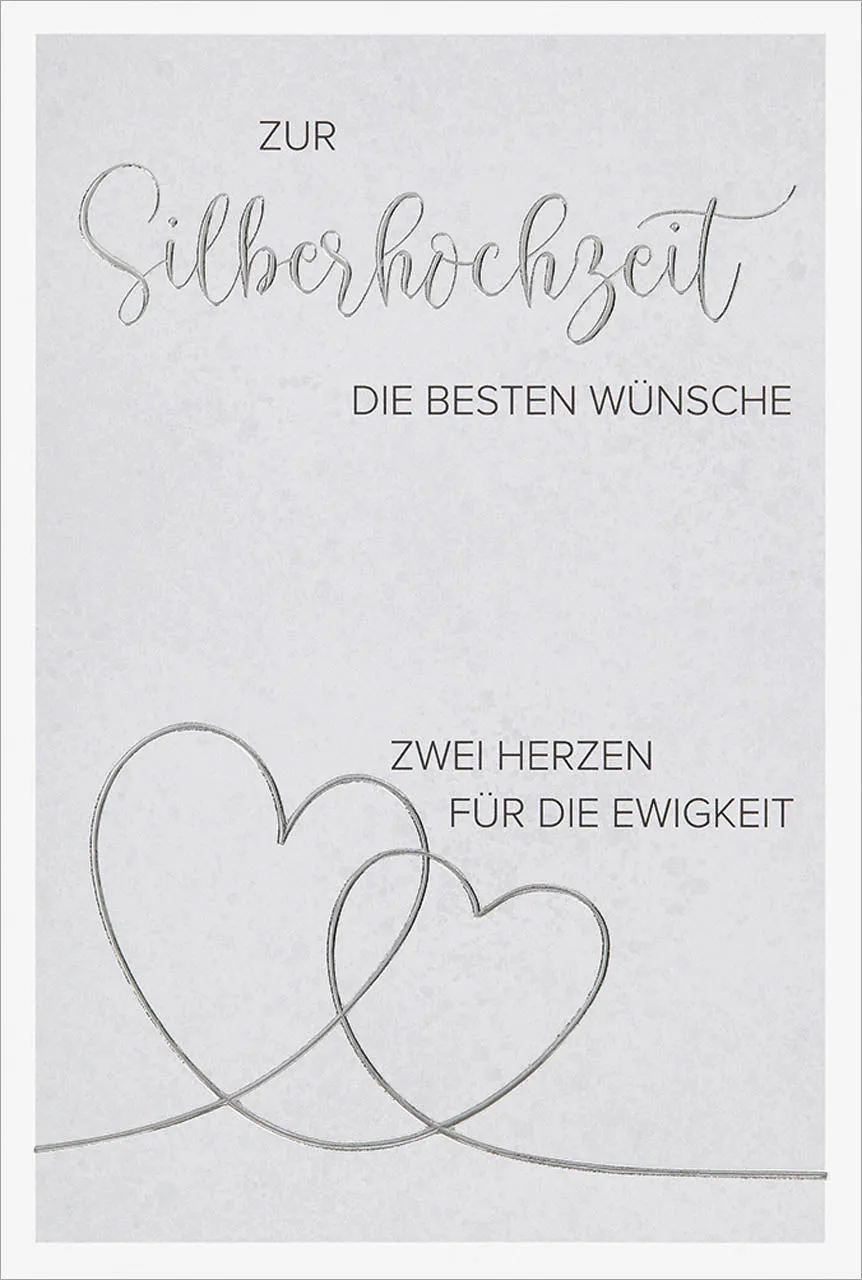 zur-silberhochzeit-faltkarte-silberhochzeit-bolanz image 1