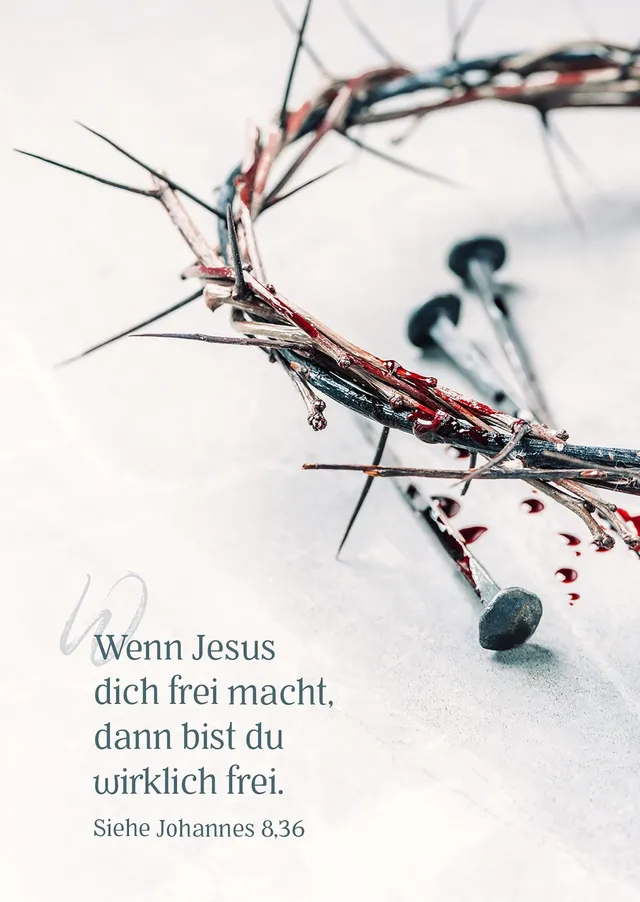 fontis-papeterie-wenn-jesus-dich-frei-macht-postkarte-johannes-8-36 image 1