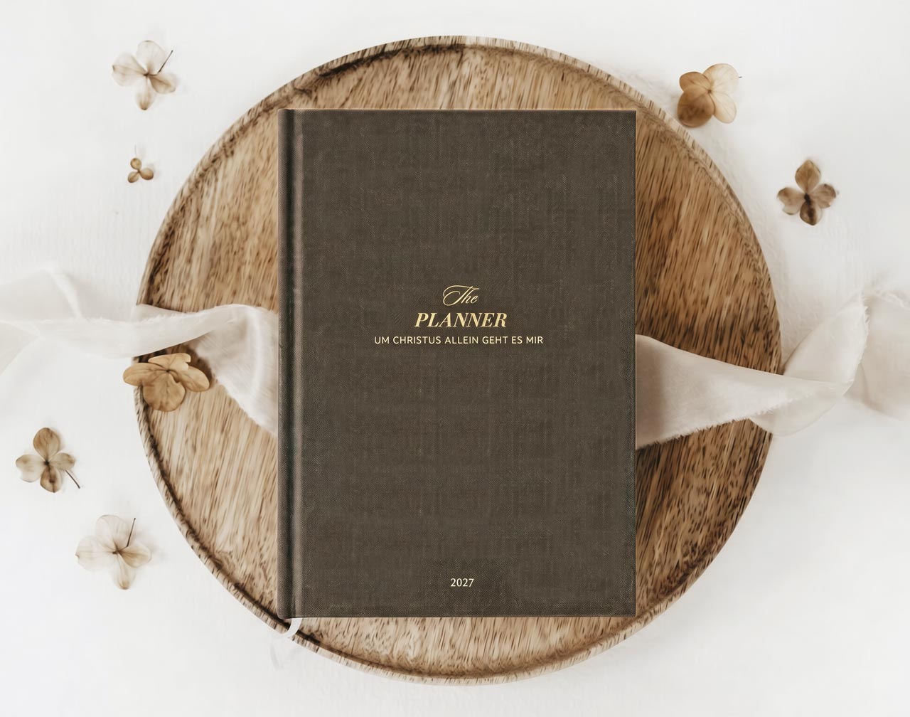 fontis-the-planner-2027-journal-kalender-um-christus-leinen image 2