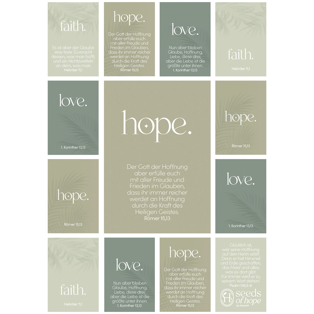 fontis-papeterie-faith-hope-love-aufkleber-gru-karten-4er image 1