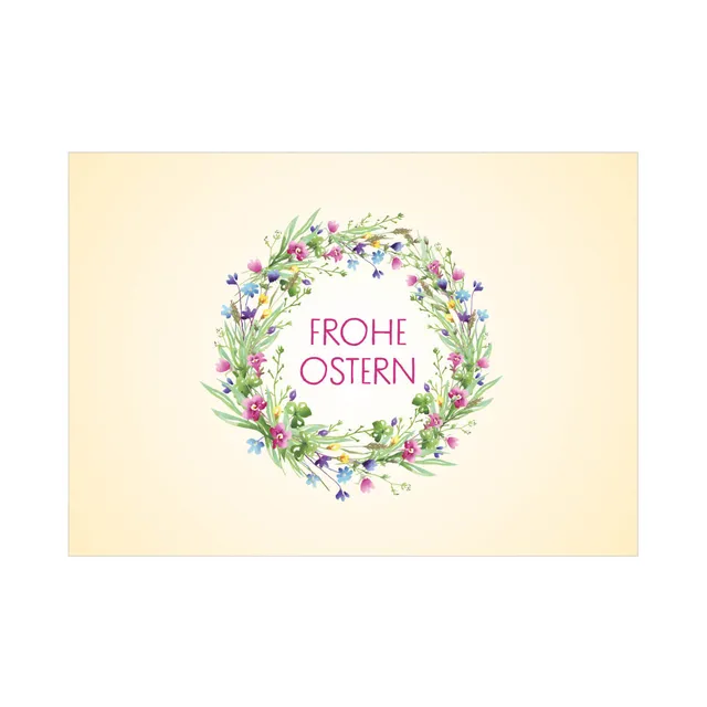 fontis-frohe-ostern-postkarte-din-a6-lackiert image 1