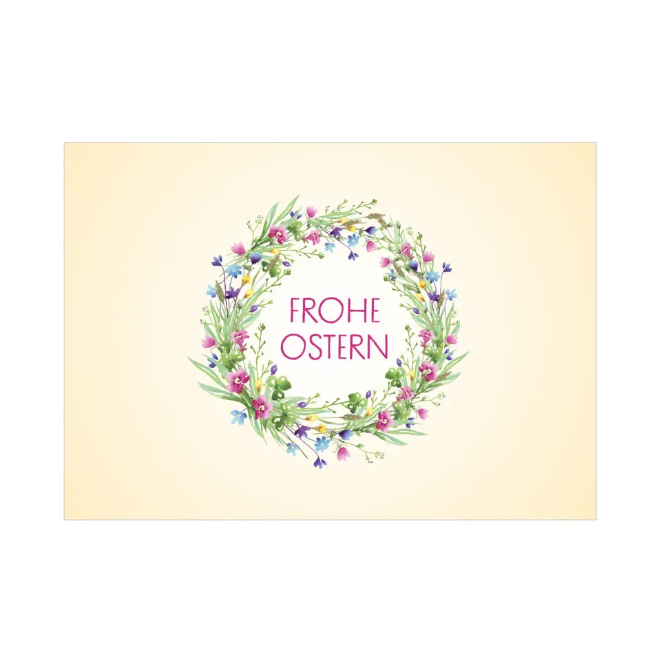 fontis-frohe-ostern-postkarte-din-a6-lackiert image 1