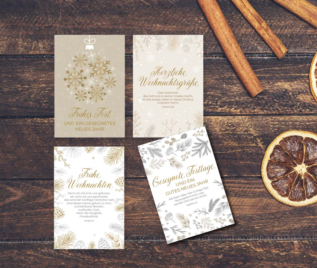 fontis-papeterie-weihnachten-minikarten-serie-8-k-rtchen-goldschrift image 2