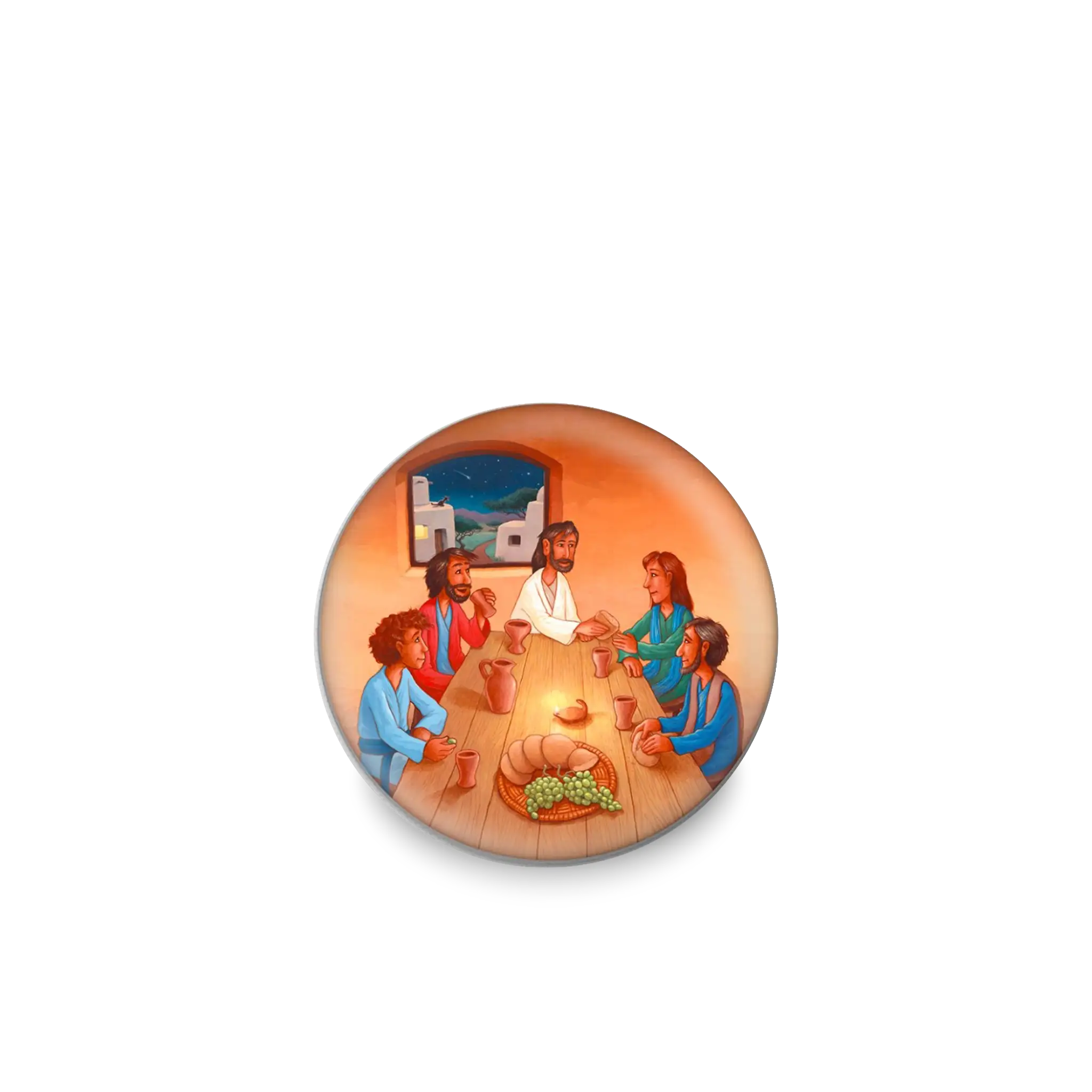 bonifatiuswerk-ihr-seid-meine-freunde-magnet-kommunion-rund-6-5-cm image 1